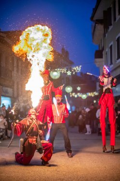 Spectacle à la neige